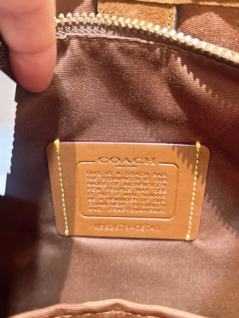 Coach style number
